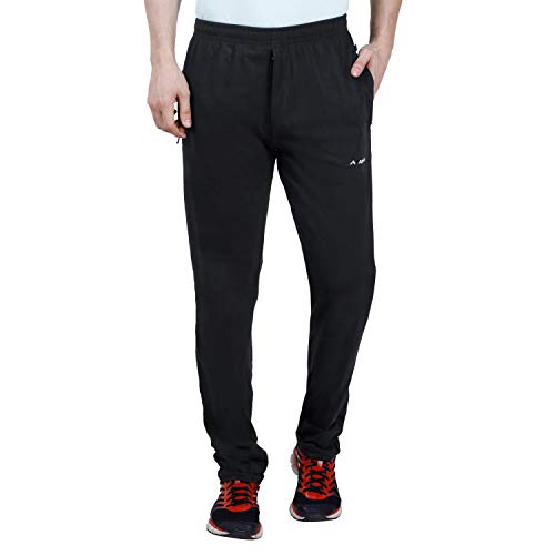 Image of Trackpants for Men - Regular Fit, Cotton Hoisery, Ultra Soft, Comfortable, Lightweight, Ziper Pockets, Front Zip, Back Pocket, Solid Mnimal