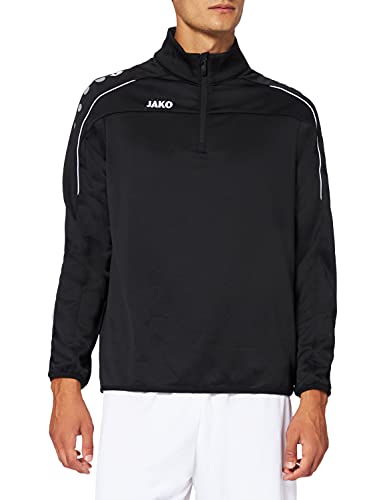 JAKO Herren Ziptop Classico, Schwarz, L