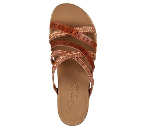 Skechers Women's Beverlee-Tiger Posse Wedge Sandal3