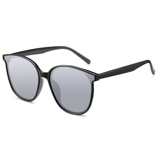Image of Cyxus Oversized Cat Eye Sunglasses for Women Polarized Lens UV Protection for Beach Music Festivals Shopping 1902