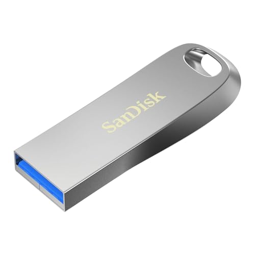 Image of SanDisk Ultra Luxe 64GB, USB 3.2 Gen 1, Flash Drive, Upto 150MB /s R, Pendrive, Metal, 5Y Warranty (SDCZ74-064G-I35)