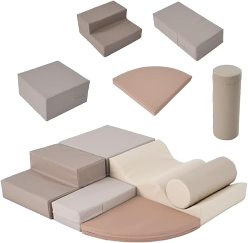 LZ LEISURE ZONE おもちゃ ソフトブロック アスレチック 1か月〜5年 ブロック クッション 布製 玩具 大型 室内 遊具 勉強机や椅子にも変身 滑り台 キッズスペース 子供 こども キッズ 幼児 保育園 保育用品 自由に組み合 滑り止め ク