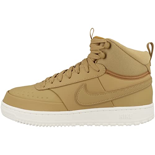 Nike Court Vision Mid Hiver, Trois Quarts de Haut Homme, Elemental Gold Elemental Gold Sail, 44 EU