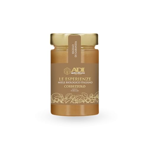 ADI BIO - Miele di Corbezzolo Italiano Biologico 250g, Pregiato, Sapore Intenso e Amaro, Perfetto in Abbinamento a Formaggi Stagionati - Made in Italy