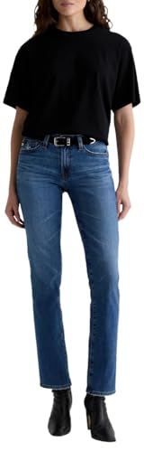 ag adriano goldschmied women's sandra low rise slim straight pants