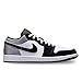 Air Jordan 1 Low SE Men's Shoes (HF3148-106, White/Black/Matte Silver/Fire Red) Size 11