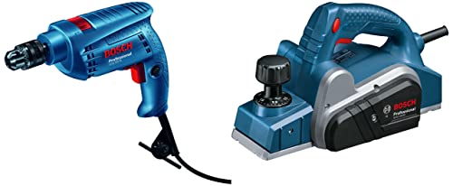 Bosch GSB 501 500-Watt Professional Impact Drill Machine (Blue),Corded Electric & GHO 6500 Professional Planer