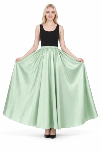 Image of Radhika 'n' Dhaanya creation Women's Silk Fabric Double Umbrella Lehenga Skirt Flare 8 to 9 mtrs.