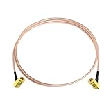Superbat SMA Kabel 1m - WLAN Antenne Verlängerungskabel,50 Ohm Doppelabschirmung Antennenkabel,Dual...