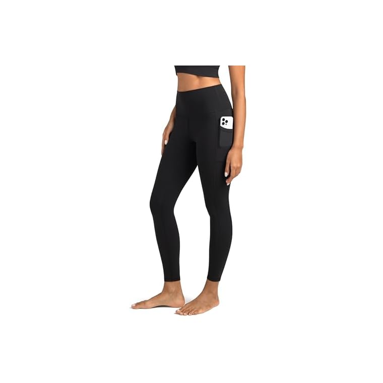 Colorfulkoala Women's High Waisted Yoga Pants 7/8 Length Leggings with Pockets