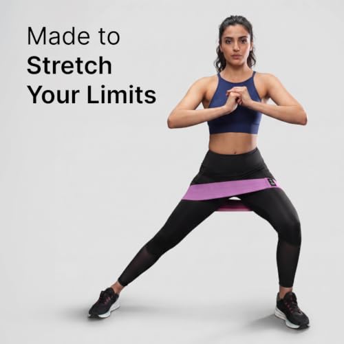 Image of Cult Hip Resistance Band, Anti-Slip Cotton Exercise Band, Heavy Resistance (40-50 lbs) for Glute Activation, Strength Training, Home Gym & Fitness