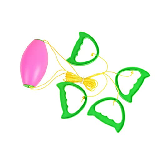 TOYANDONA 2St Kinderspielzeug Spielzeuge die Bälle ziehen Jumbo-Kugeln Außenaktivität Sport Cheerball Kugel ziehen Fitness