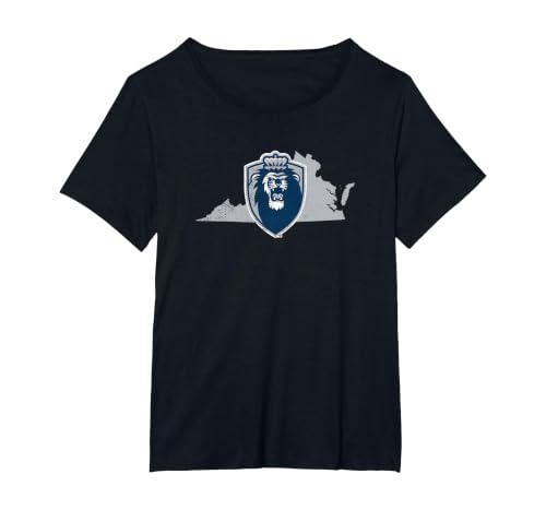 Old Dominion University ODU Monarchs State T-Shirt, Women's Plus, Black, 6X