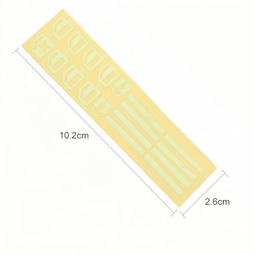 Image of Window Button Stickers, 5pcs Control Switch Luminous Sticker Car Switch Button Trim Cover Sticker Glow in Dark Accessories for Car Door Handle Window Door (Blue)