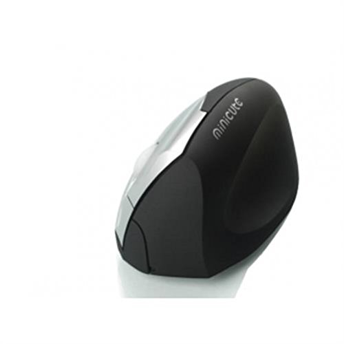 M0020202 mouse RF Wireless Laser 3200 DPI Mancino Nero, Grigio