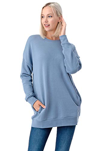The Simpli Casual Knit Over-Sized Loose Fit Sweater Shirts with The Side Pocket2