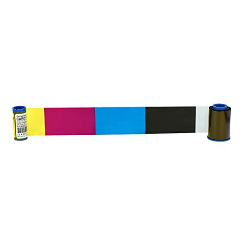 Cinta de color PARTSHE YMCKO para impresoras Zebra miniatura 6