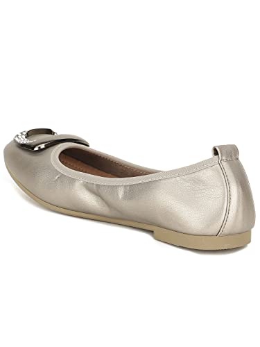 Image of Bata Women Yemaria Ballet Flat Ballerina, Grey, (5502044)