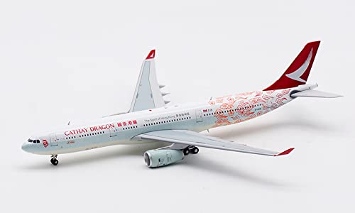 Aviation Cathay Dragon Airbus A330-300 B-HYB Spirit of Hong Kong 20th Anniversary 1:400 DIECAST Aircraft Pre-builded Model