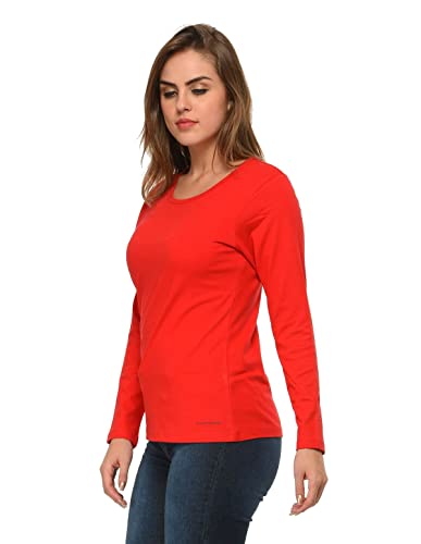 Image of Frenchtrendz Women's 100% Cotton Full Sleeves Round Neck Top