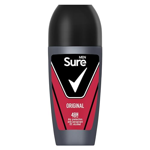 Sure Men Original Anti-Perspirant Roll On for 48 hour protection 6x 50 ml