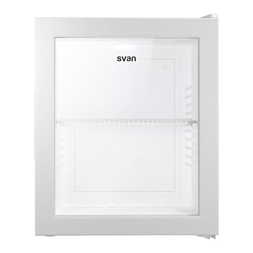 Svan Frigorífico Mini Refrigerador Horeca Blanco SRH5400PB. Capacidad 23 Litros, Puerta Reversible, Bajo Nivel Sonoro, Eficiencia Energética Clase E