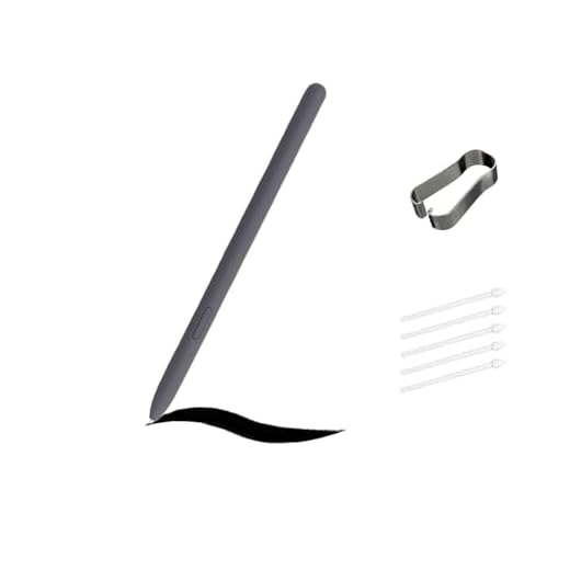 Caneta Galaxy Tab S9 FE S para Samsung Galaxy Tab S9 FE compatível com Tab S9 FE+/S9 FE Plus/S9+ SM-X510, SM-X516B Caneta Stylus com pontas (cinza)