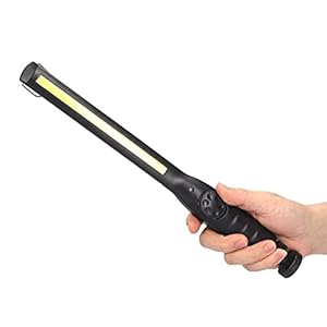 LED-werklamp Zaklamp, 2-pack COB oplaadbare werklampen met magnetische voet Grillverlichting LED-zaklampen Inspectielamp…