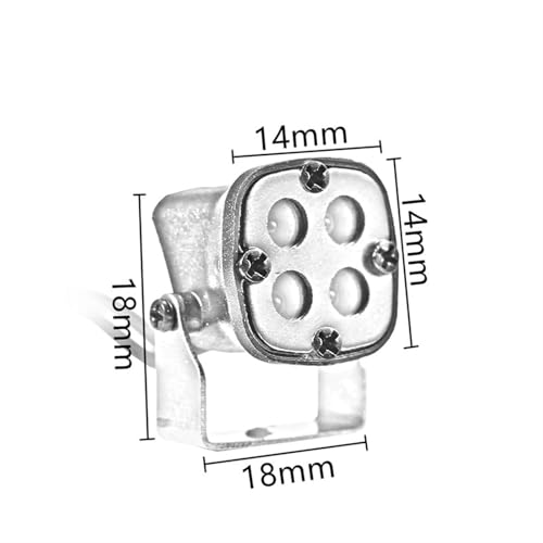 Luces Vehículo RC para Evitar Pérdida de Control en Coche Trepador Traxxas y Axial 5