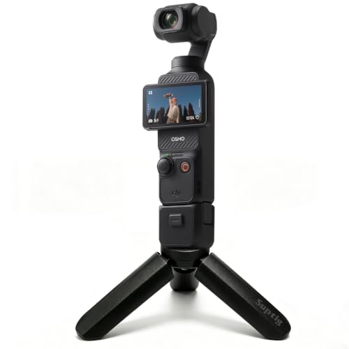 Mini trípode para DJI Osmo Pocket 4 y 3 con soporte de tornillo 1/4 para Vlog 2