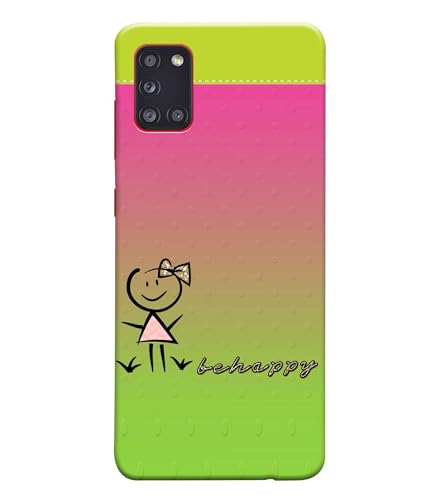 Image of Be Happy Printed Hard Back Case Cover Compatible for Samsung Galaxy S20 (Multicolor) - D1664
