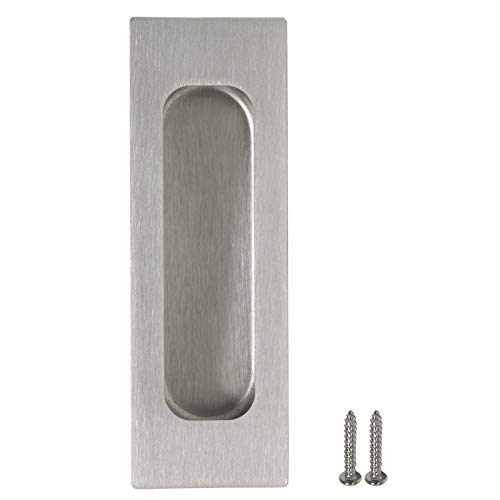 10 Pack Stain Nickel Recessed Door Pull Stainless Steel Recessed Finger Pulls Rectangular
