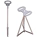 Produktbild ALEVMOOM Klappbarer Gehstock mit Sitz,Tragbarer Spazierstock mit Sitzfläche,Aluminium-Krücken mit Sitz,Teleskop Sitzstock,Verstellbarer Dreieckshocker,Robust und sicher,Tragfähigkeit 250kg