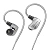 SIVGA SM100 Dual-Chamber 10mm Dynamic Driver Wired Earphones with Mic, 0.78mm 2-Pin Detachable Cable, Zinc Alloy Housing, Silver-Plated Copper Cable, for Music & Gaming