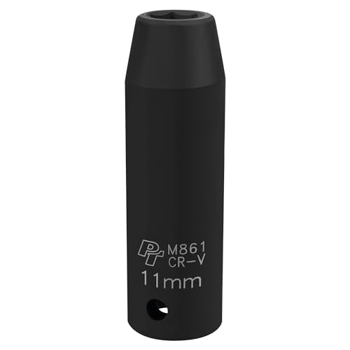 Image of Performance Tool M861 1 /2 Drive 6pt Impact Socket, 11mm - Durable and Reliable Socket for Heavy-Duty Applications with Precision Fit and Longevity