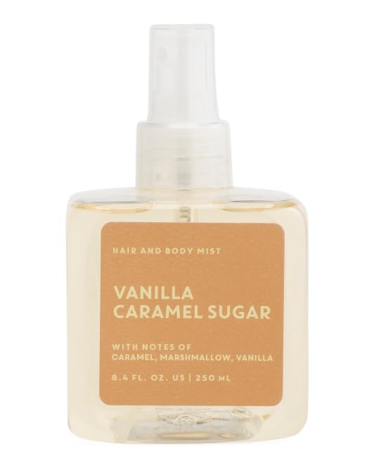 Tru Fragrance 8.4oz Vanilla Caramel Sugar Hair And Body Mist unboxed