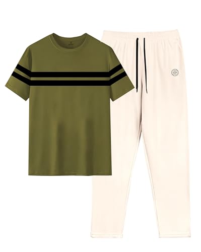 AUSK Regular Fit Men’s Tracksuit – 80% Off, Breathable T‑Shirt & Pants Set Review