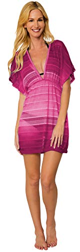 INGEAR Women’s Bathing Suit Cover up Dress Kimono Beach Swimwear Mesh Dress