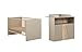 trendteam smart living - Berry - Babyzimmer Komplett-Set - Beige/Eiche - modernes Babyzimmer-Set bestehend aus Babybett und Wickelkommode - Bett höhenverstellbar von 19 auf 51,8 cm