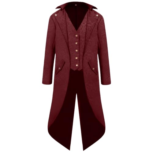 Manteau pour homme veste de vampire gothique adulte festif - 2