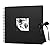 potricher 12x12 Inch Scrapbook Photo Album Hardcover Black Blank Kraft Paper DIY Photo Album for Family Valentines Day (Black, 12 Inch)