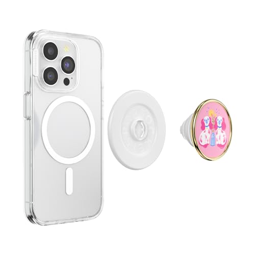 Image of PopSockets Phone Grip for MagSafe, Magnetic Holder, Phone Stand, Dog - Staffordshire Furries