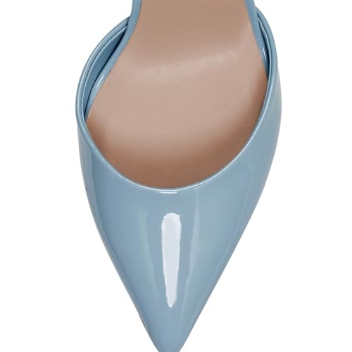 Milooey shoes Womens Sexy Pointed Toe Pumps Kitten Mid Heel D'orsays Comfy Elastic Slingback Sandal Shoes for Summer Dress Prom Party Daily Size 4-16 US3