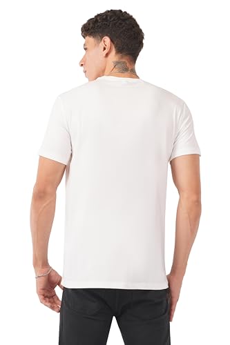 Image of Men's Cotton T Shirt Combo Pack of 3 - Plain Round Neck Solid Black & White Tees, Regular Fit, Half Sleeve Casual Wear for Men (Sizes S-4XL)