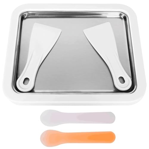 DUELLING DOLLS Rolled Ice Cream Maker - Pan and Spatulas
