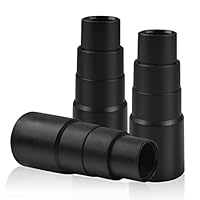3 Stück Schlauchadapter, Universal Absaugadapter, Staubsauger Adapter Gummi, für Verschiedene Elektrowerkzeuge und Staubsauger