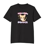[オリメイク] わたしの仕事はかわいいこと 犬 チワワ tシャツ 面白tシャツ 文字 ブラック Lサイズ