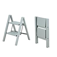 Amazon.co.jp: 3段 脚立 セレニティブルー（くすみブルー系） 全アルミ