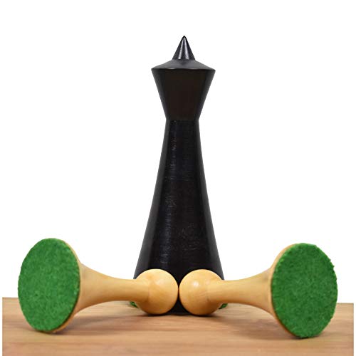 Jeu d'échecs Herman Ohme en buis véritable et palissandre doré