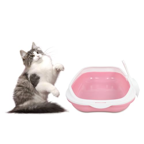 Arenero semi cerrado VILLCASE para gatos pequeños y gatitos miniatura 5